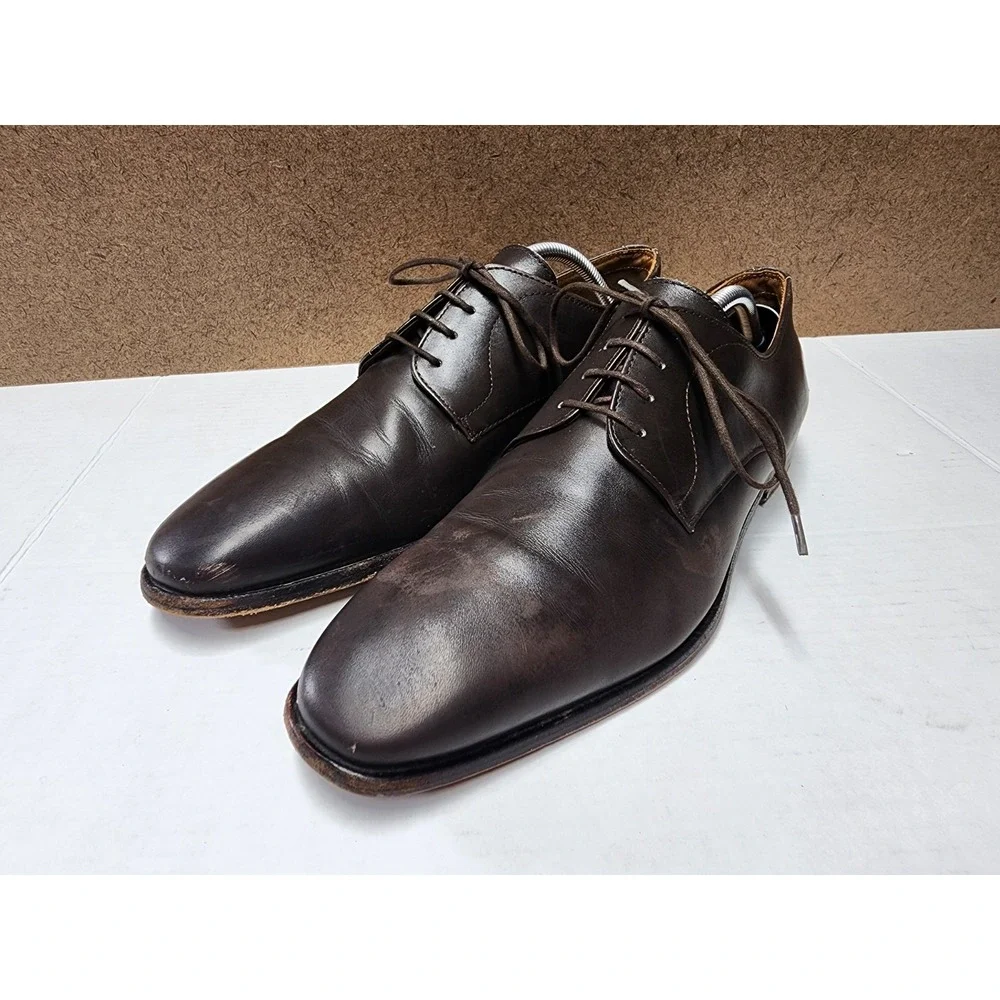 Hugo Boss dress shoes 10 Leather Brown